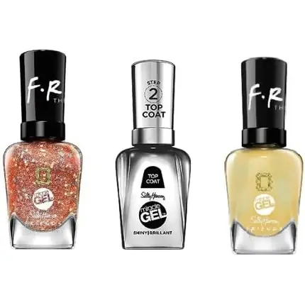Set Oja, Sally Hansen, Miracle Gel, galben si transparent Mai ieftin