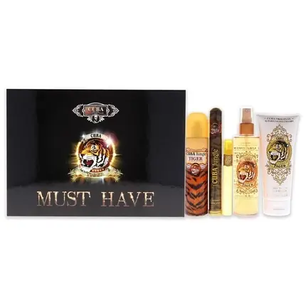 Set Cadou Femei, Cuba, Tiger, negru Livrare rapidă