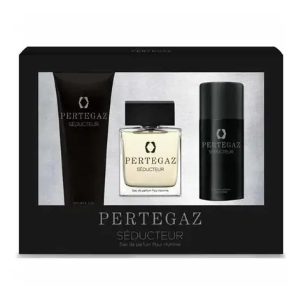 Expediere rapidă Set Parfum Barbatesc Pertegaz Seducteur, 530ml, Negru