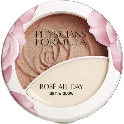Pudră Iluminatoare Physicians Formula, Set & Glow, roz-auriu Lichidare de stoc