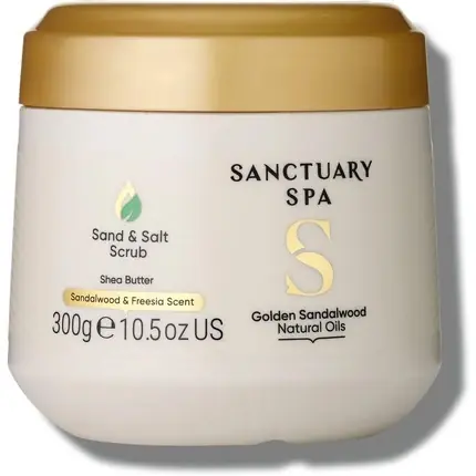 Scrub corp, Sanctuary Spa, Golden Sandalwood, 300g Ieftin