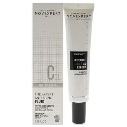 Livrare expres Fluid Anti-Aging, Novexpert, 40 ml, alb