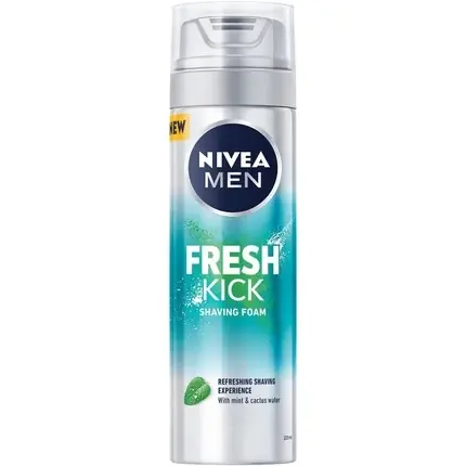 Spumă de Ras, Nivea, Fresh Kick, 200ml, mentă Reducere