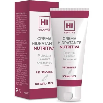 Cremă Față Hi Sensitive Nutritivă, 50ml, Alb/Roz Disponibil imediat