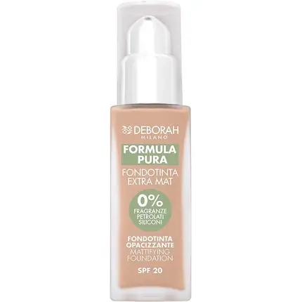 Fond de ten, Deborah, Formula Pura Extra Mat, Bej Lichidare de stoc