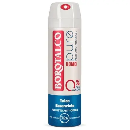 Deodorant Barbati, Borotalco, Pure, talc esențial Livrare rapidă