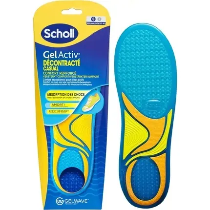 Reduceri Branturi Scholl GelActiv, memorie, galben-albastru