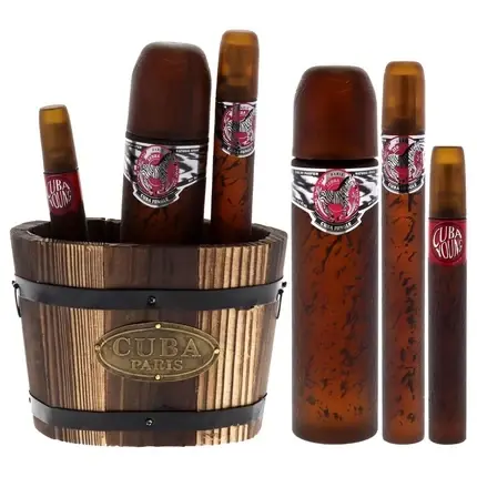 Disponibil imediat Set parfumerie, Cuba, Jungle Zebra, maro