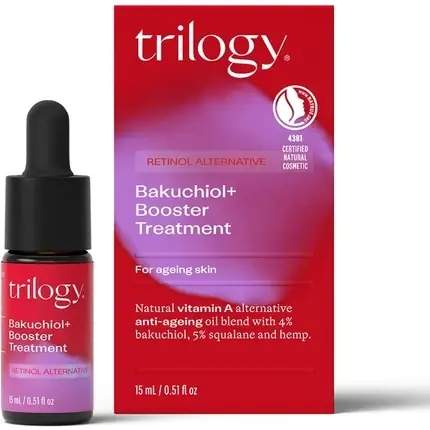 Ofertă specială Serum anti-îmbătrânire, Trilogy, Bakuchiol+, 15ml, roșu