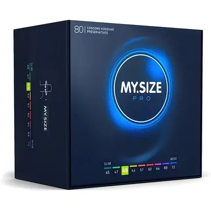 Prezervative, My.Size, PRO Size 2 49mm, negru Comandă acum