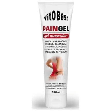 Gel muscular, Vitobest, Pain Gel, alb, 100ml Cel mai vândut