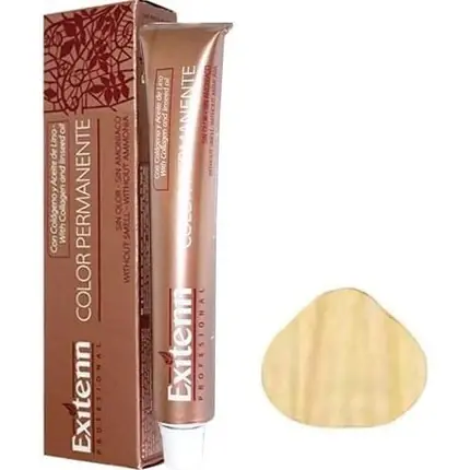 Lichidare de stoc Vopsea permanentă păr, Exitenn, 60ml, blond deschis