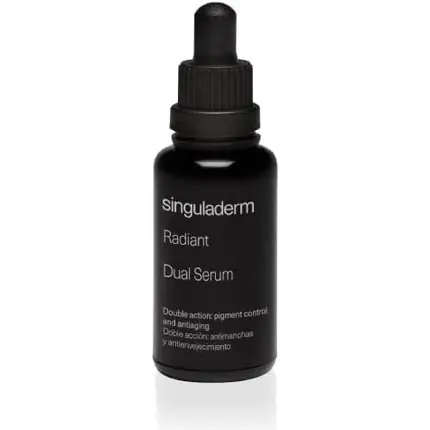 Ser anti-îmbătrânire, Singuladerm, Radiant Dual Serum, negru, 30ml Cel mai vândut