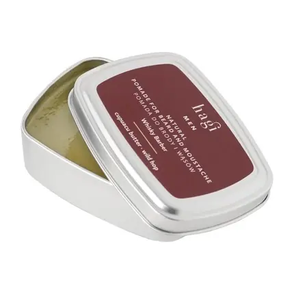 Premium Pomadă barbă și mustață, Hagi, Natural, 70ml