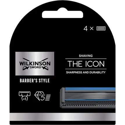 Lame ras, Wilkinson Sword, The Icon, diamant, 4 buc Expediere rapidă