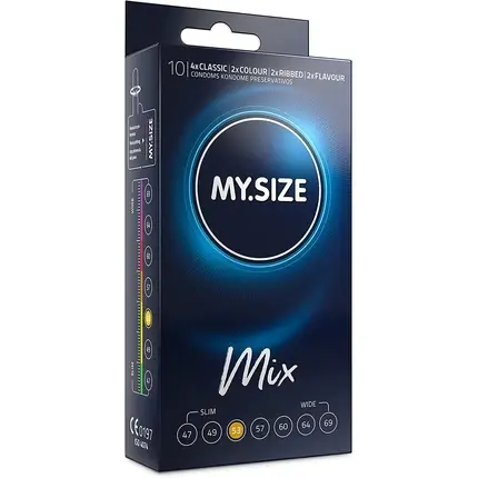 Cumpără online Prezervative, My.Size, Mix, multiple culori