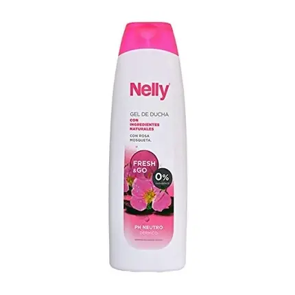 Noutate Gel de duș, Nelly, Rosa Mosqueta, roz, 750ml