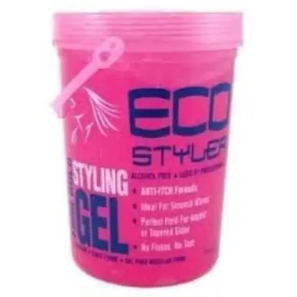 Reducere de preț Gel păr, Eco Styler, 80 oz, roz