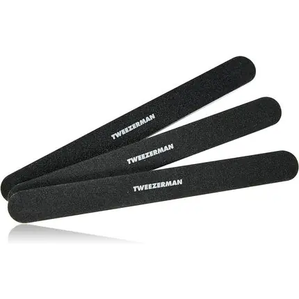 Reducere extra Pile unghii Tweezerman, negru, set 3 bucati