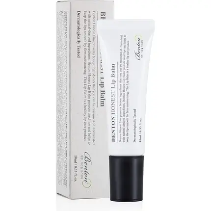 Balsam de Buze, Benton, Honest Lip Balm, 10ml, Alb Cel mai bun preț