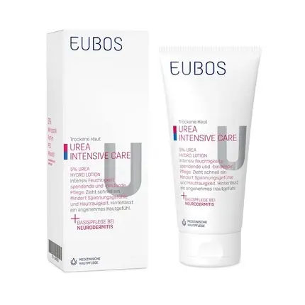 Loțiune corp, Eubos, Urea 5%, crem-albastru Ofertă exclusivă