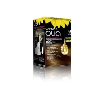 Cel mai bun preț Vopsea păr, Garnier, Olia 5.3, șaten auriu