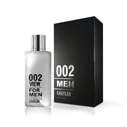 Preț mic Parfum, Chatler, 002 View For Men, 100 ml, alb