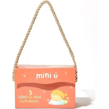 Bombe de baie, Mini U, Rainbow Cloud, portocaliu Preț redus