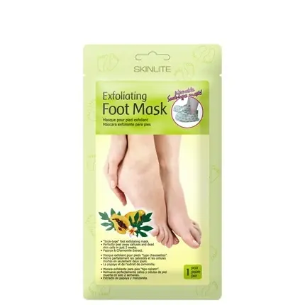 Masca Exfoliantă Picioare Skinlite, Verde Ieftin