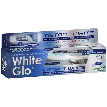 Bestseller Pasta de dinți White Glo Instant White, 150g, gel