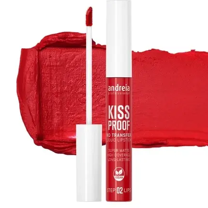 Discount Ruj lichid, Andreia Professional, Kiss Proof, roșu