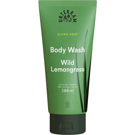 Gel de duș, Urtekram, Wild Lemongrass, verde, 200ml Reducere extra