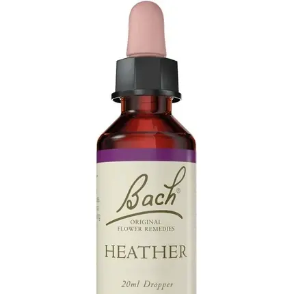 Plată sigură Remediu Floral, Bach, Heather, Formula Vegan, 20ml