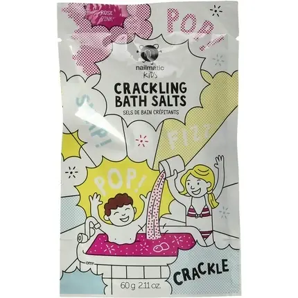 Sare de baie Nailmatic, Kids, roz, efervescenta Reduceri