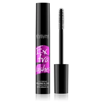 Plată sigură Mascara Eveline Cosmetics Extra Lashes, negru