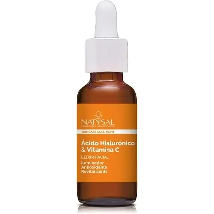 Ser Natysal, Elixir Facial, acid hialuronic și vitamina C, 30ml, portocaliu Noutate