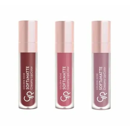 Comandă acum Ruj Golden Rose, Soft & Matte, tricolor