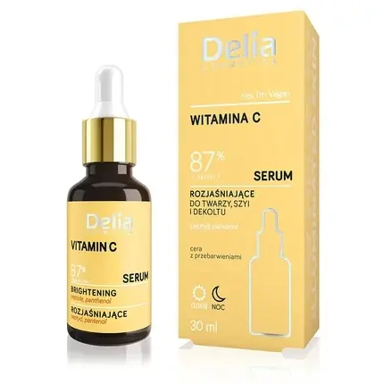 Serum, Delia Cosmetics, Brightening, 30ml, galben Plată securizată