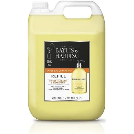 Săpun lichid, Baylis & Harding, Sweet Mandarin și Grapefruit, 2L, galben Popular