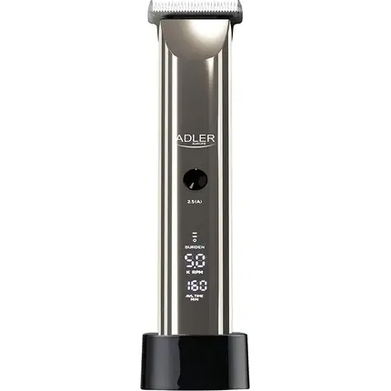 Reducere de preț Mașină de tuns, Adler, AD 2834, inox, afișaj LCD