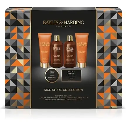 Set cadou baie, Baylis & Harding, Black Pepper & Ginseng, maro Noutate