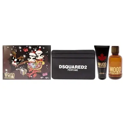 Plată sigură Set parfum Dsquared2 Wood, 100ml, negru