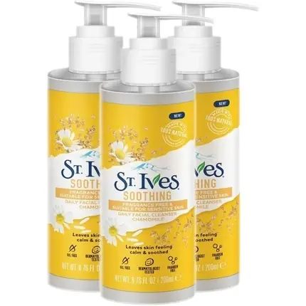 Cleanser facial, St Ives, Soothing Chamomile, 200ml Discount