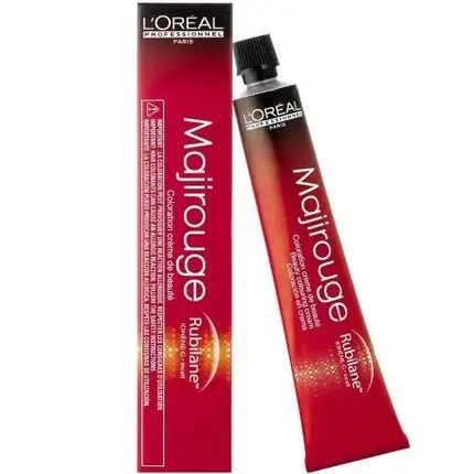 Vopsea păr L‘Oréal Paris Majirouge, blond mediu, cupru intens, 50ml Ofertă de sezon
