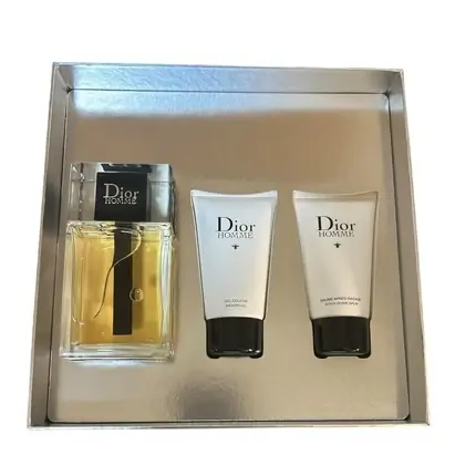 Set cadou, Dior, Homme, galben/alb Super ofertă