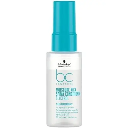 Balsam Spray, Schwarzkopf, Bonacure Moisture Kick, alb-albastru, 50ml Discount