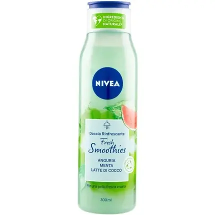 Retur gratuit Gel de duș, Nivea, Fresh Smoothies, pepene verde, mentă 300ml