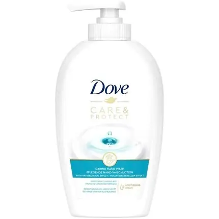 Discount Săpun lichid Dove Care & Protect, 250ml, alb