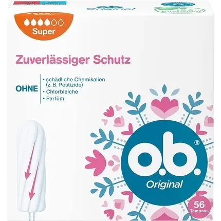 Vezi acum Tampon Super, O.B, Original, alb