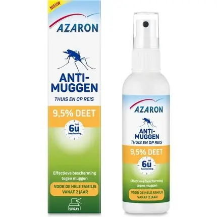 Bestseller Spray anti-țânțari, Azaron, 9.5% DEET, alb
